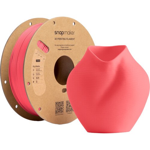 Snapmaker Matte 1kg PLA Filament with RFID - Watermelon Red