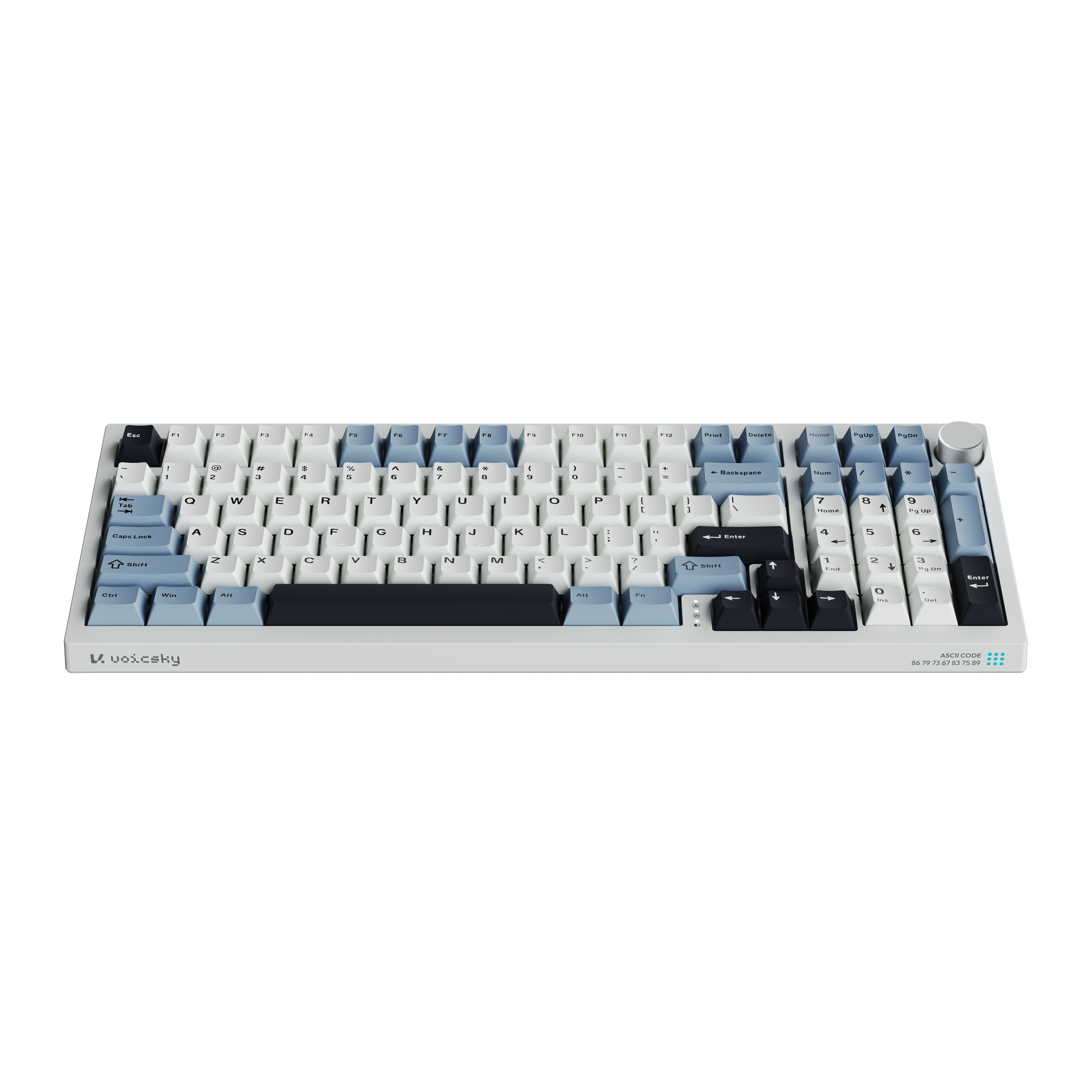 VOICSKY PULSE 96 Wireless Keyboard (Azure) (Cloudy Tactile Switch)