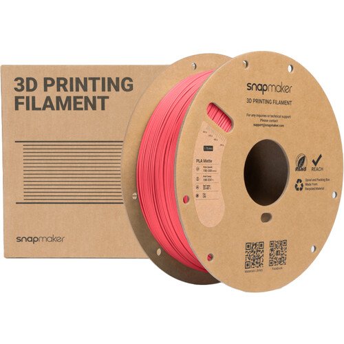 Snapmaker Matte 1kg PLA Filament with RFID - Watermelon Red