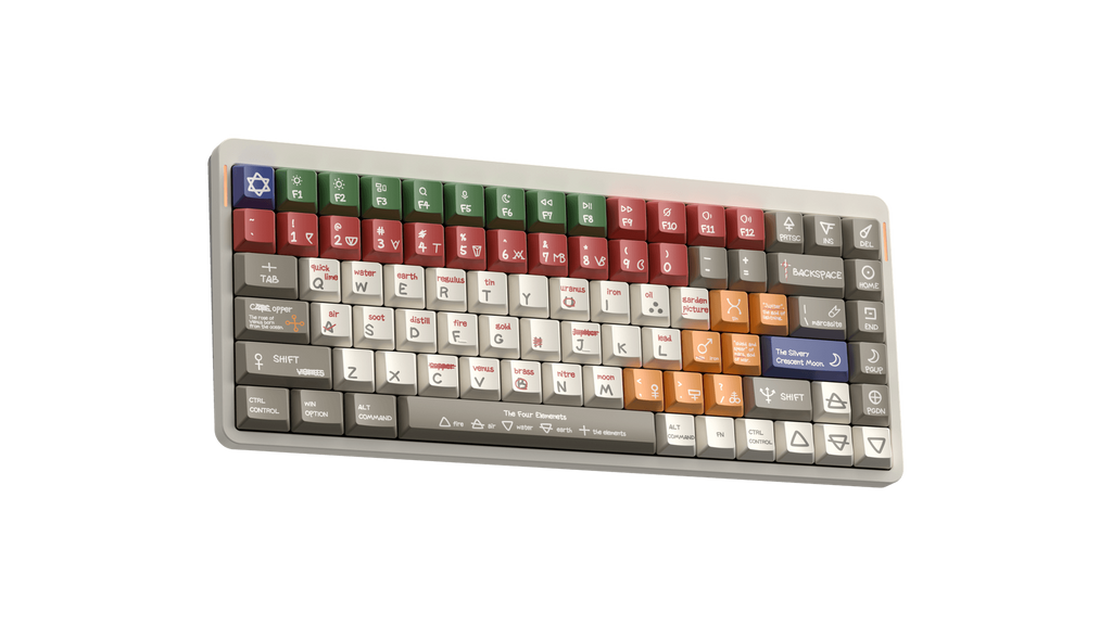 NuPhy Berry profile Alchemical Manuscripts Dye-Sub PBT Keycaps - 126 keys