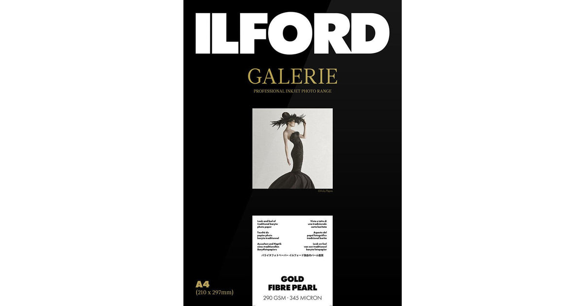 Ilford Galerie Gold Fibre Pearl 290 GSM - A3+ - 25 Sheets 32.9 x 48.3cm