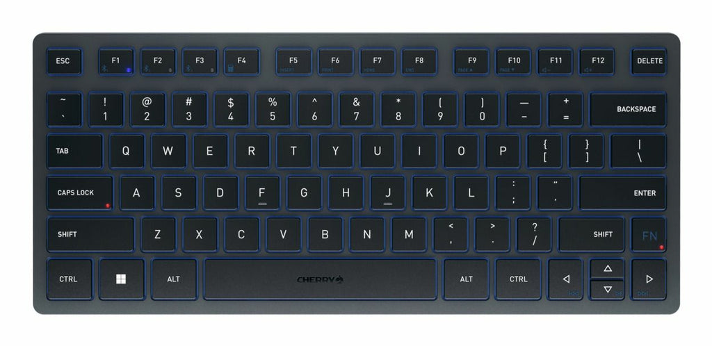 Cherry KW 7100 MINI BT 75% Compact Bluetooth Office Keyboard (Black)