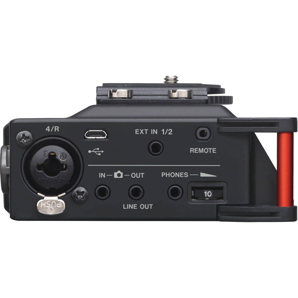 Tascam DR-70D 4-Track Audio Field Recorder & Mixer for Audio/Video