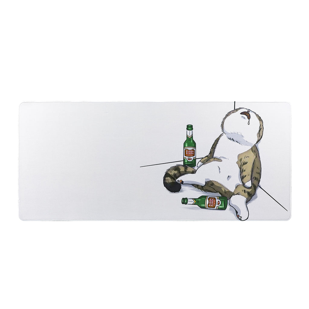YUNZII Keynovo Desk Mat 900x400x3mm (Drunk Cat)