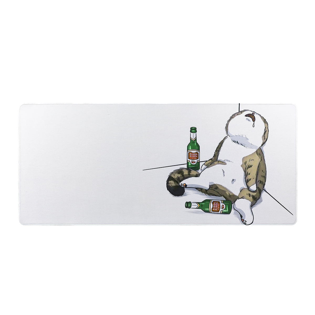 YUNZII Keynovo Desk Mat 900x400x3mm (Drunk Cat)