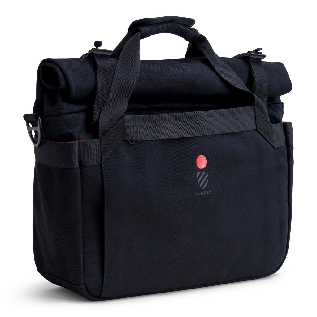 Langly x Leica Weekender Flight Bag with Camera Cube - Black