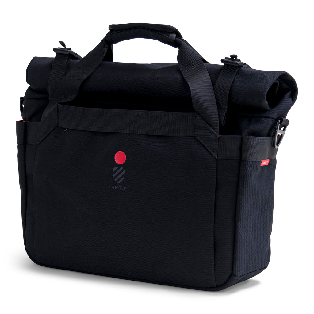 Langly x Leica Weekender Flight Bag with Camera Cube - Black