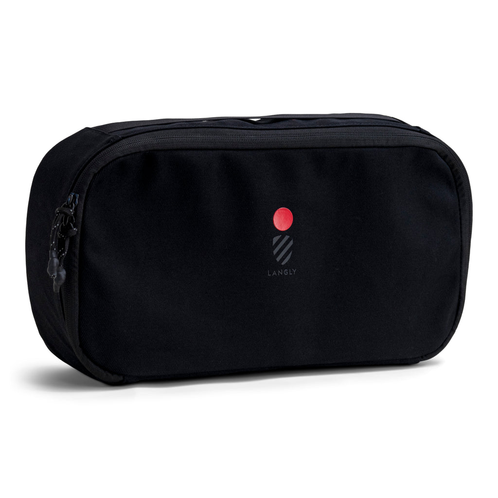 Langly x Leica Weekender Flight Bag with Camera Cube - Black