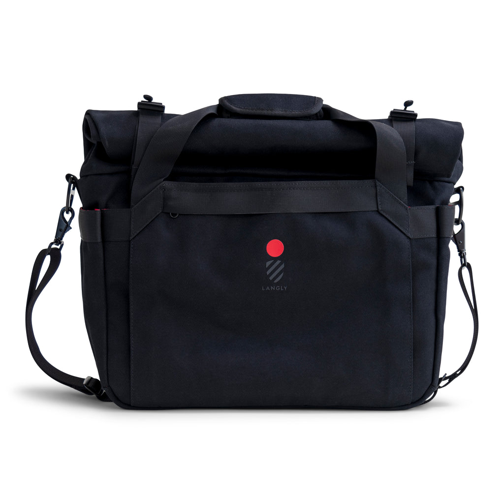 Langly x Leica Weekender Flight Bag with Camera Cube - Black