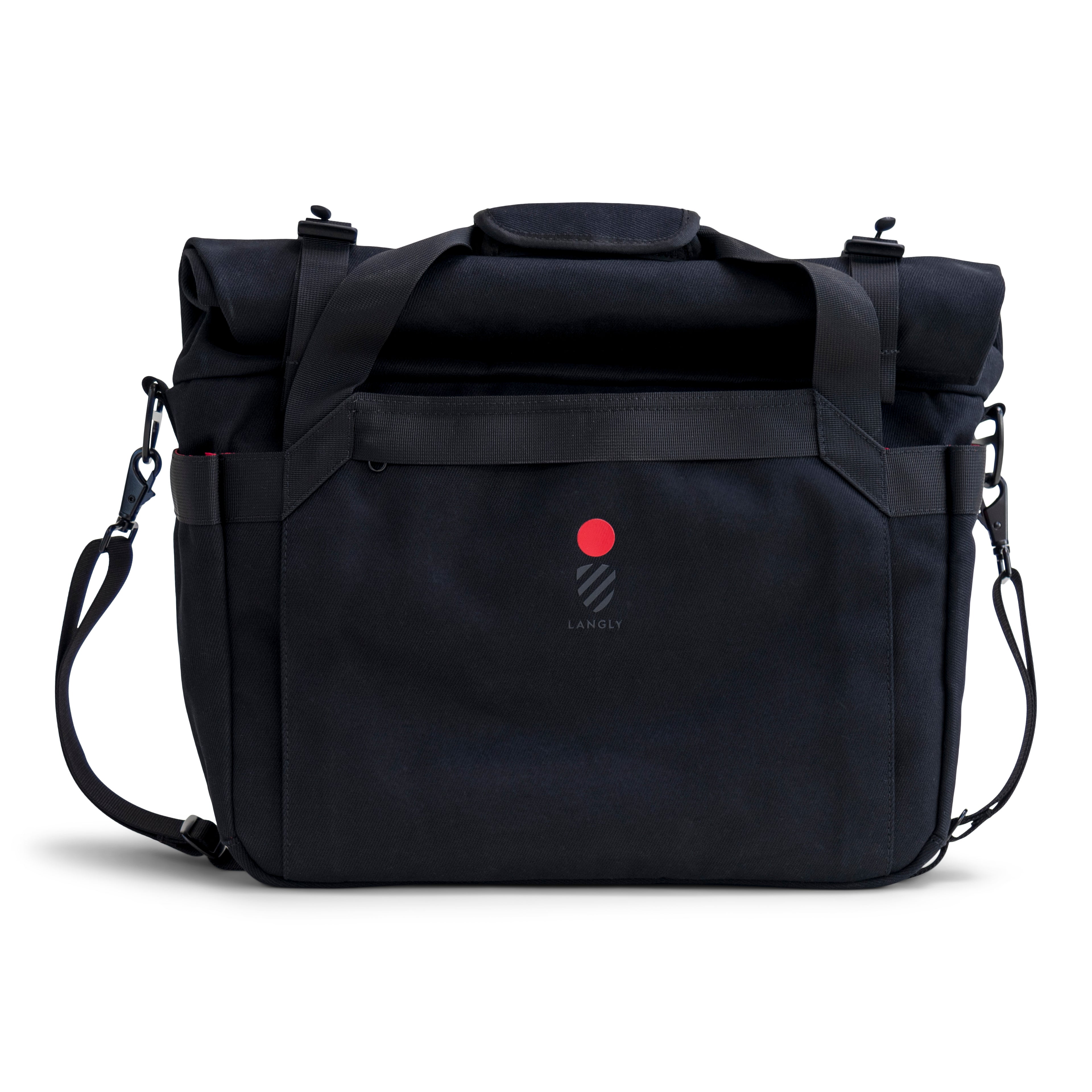 Langly x Leica Weekender Flight Bag with Camera Cube - Black