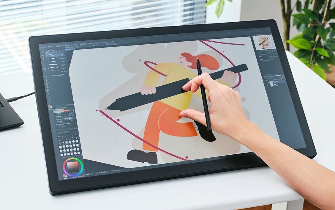 Wacom Cintiq 24 Touch 23.8inch QHD IPS Pen Display with Pro Pen 3