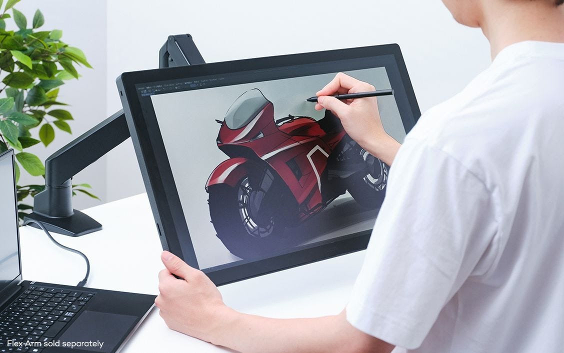 Wacom Cintiq 24 23.8inch QHD IPS Pen Display with Pro Pen 3