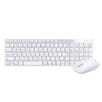 Bonelk KM-322 Slim Wireless Keyboard and Mouse Combo (White)