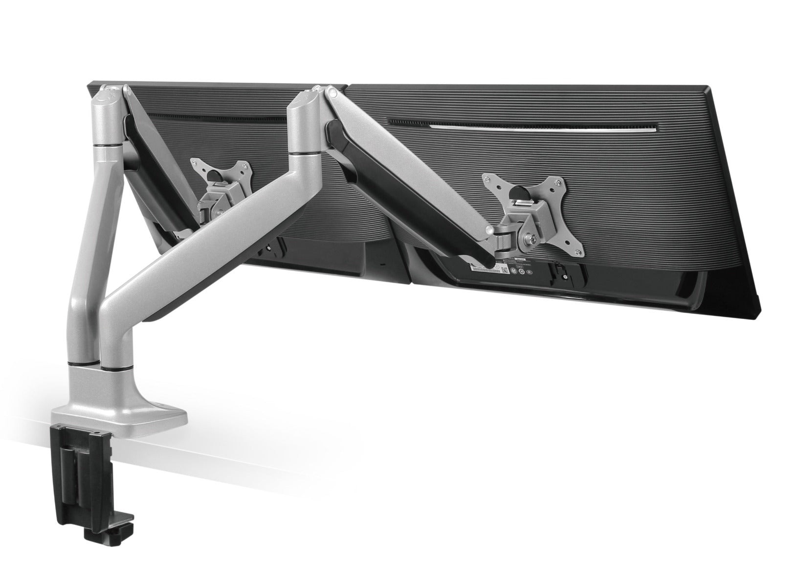 Brateck Dual Monitor Aluminum Interactive Counterbalance Arm 13''-32''