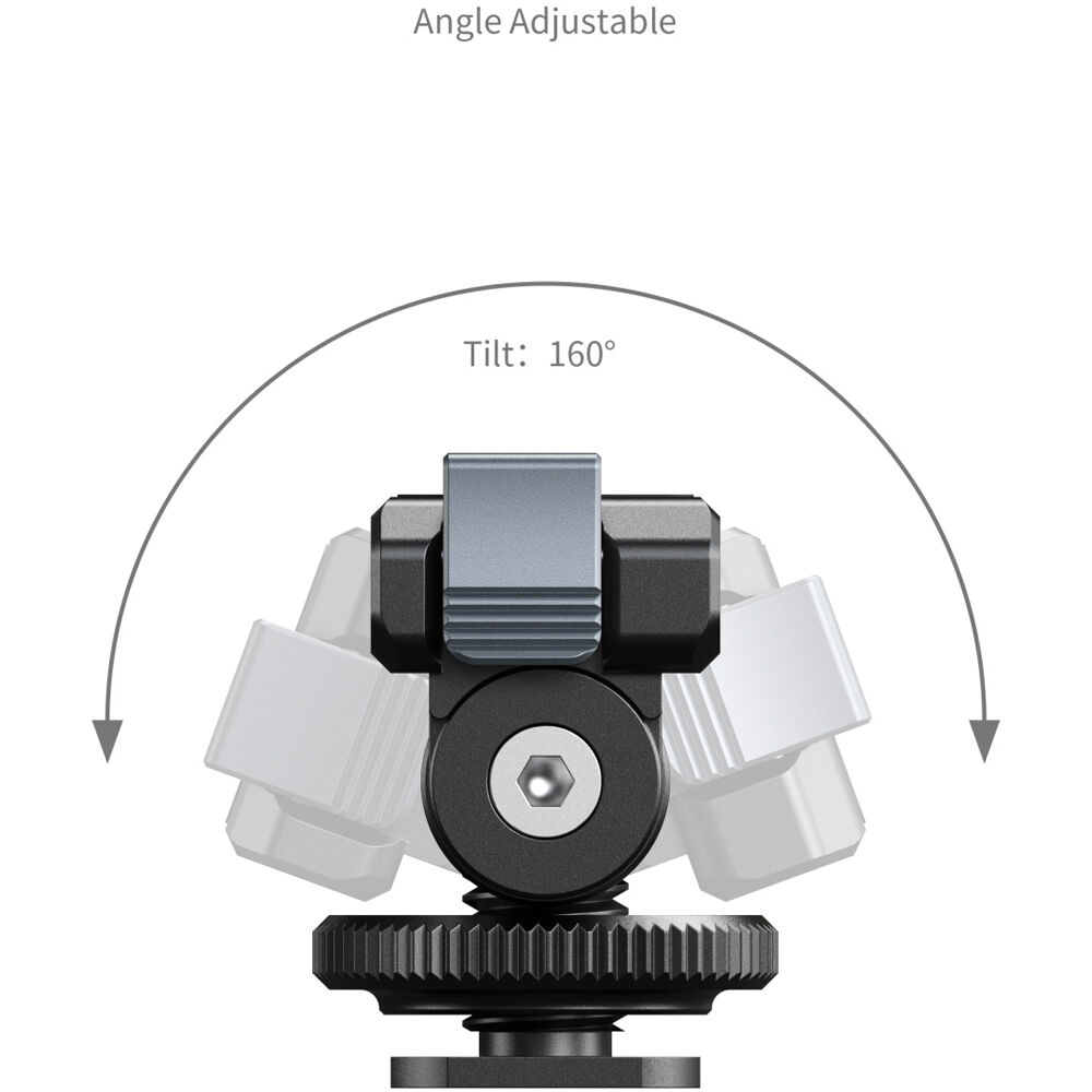 SmallRig Quick Release Support for DJI Osmo360 / Action 5 Pro / 4 / 3 with Cold Shoe Adapter