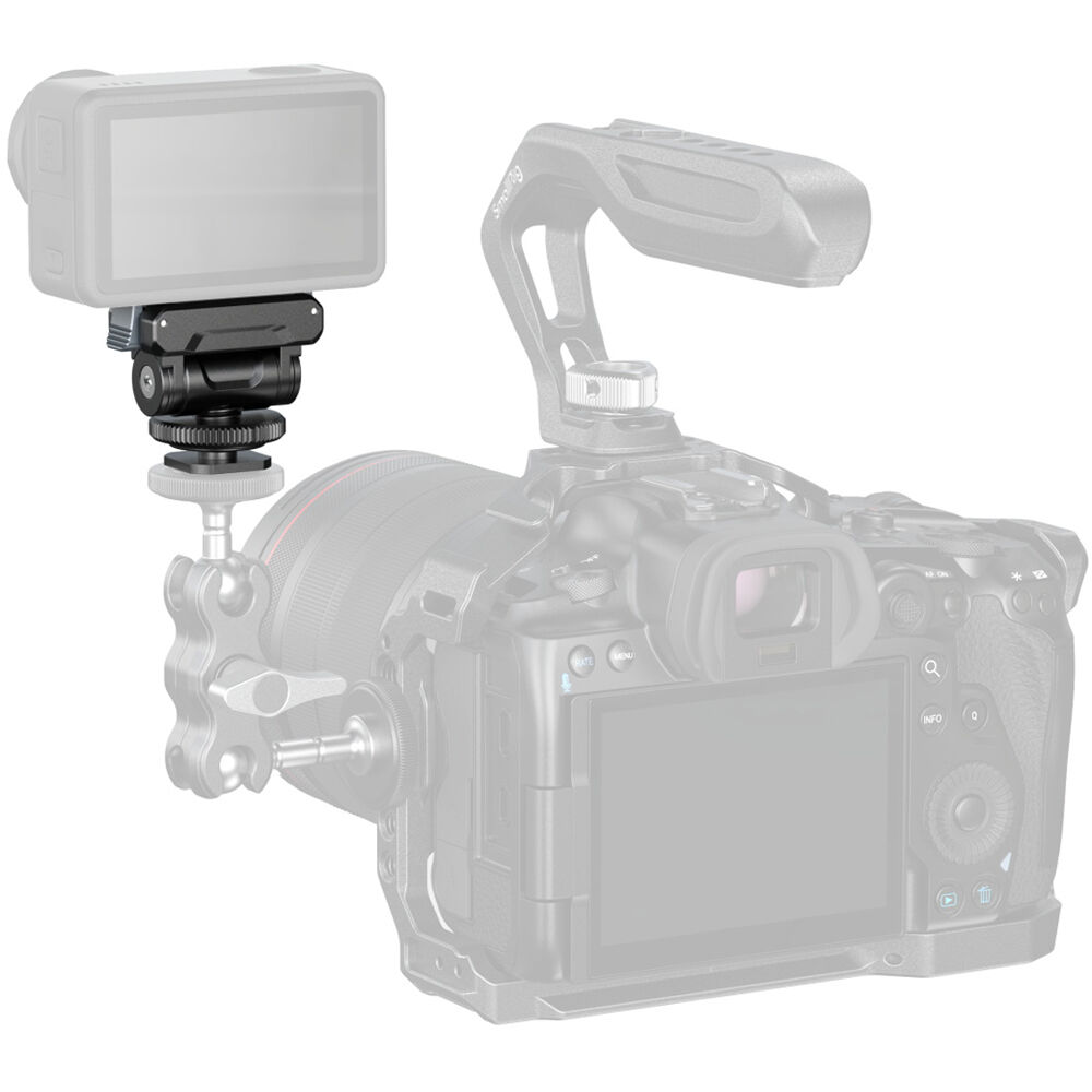 SmallRig Quick Release Support for DJI Osmo360 / Action 5 Pro / 4 / 3 with Cold Shoe Adapter