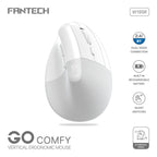 Fantech GO Comfy W195R Vertical Ergonomic Wireless Mouse (White)