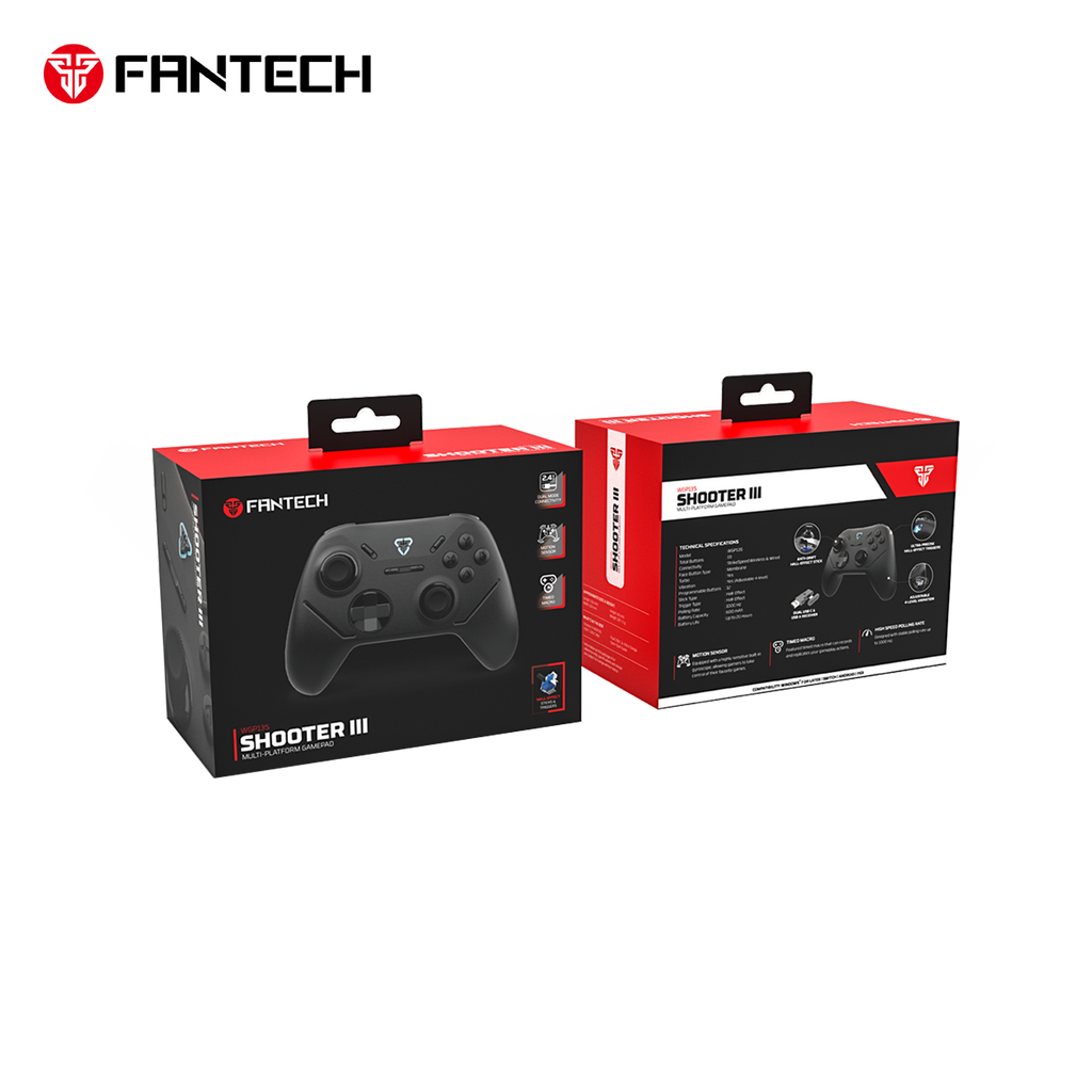 Fantech SHOOTER III WGP13S HE Wireless Multi Platform Gaming Controller (Black)
