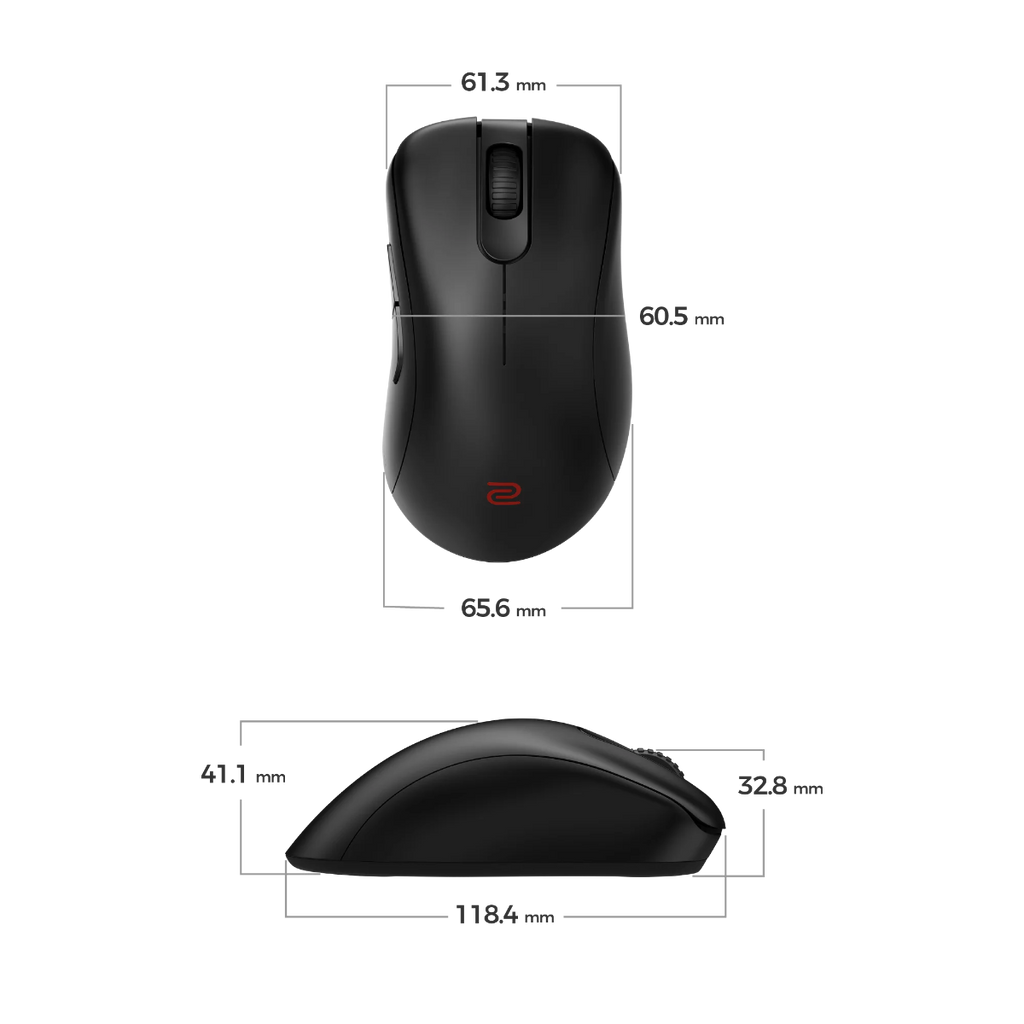 BenQ ZOWIEEC3-DW 4K Wireless Mouse For Esports (Small) (Black)