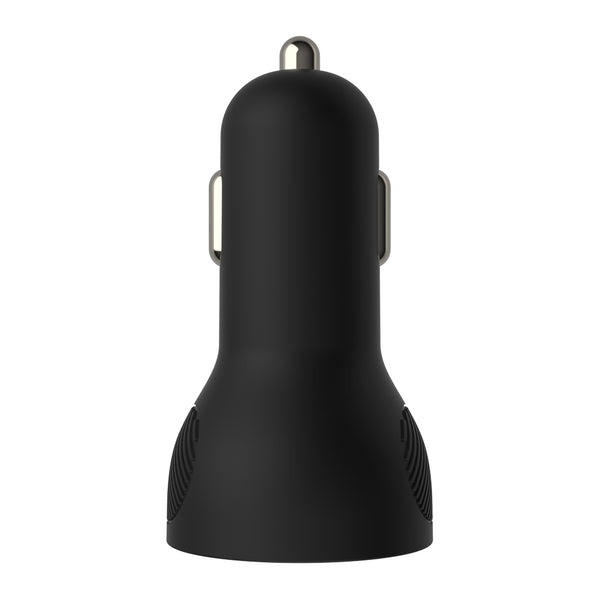 EFM 60W Dual Port Car Charger with Power Delivery and PPS (Black)