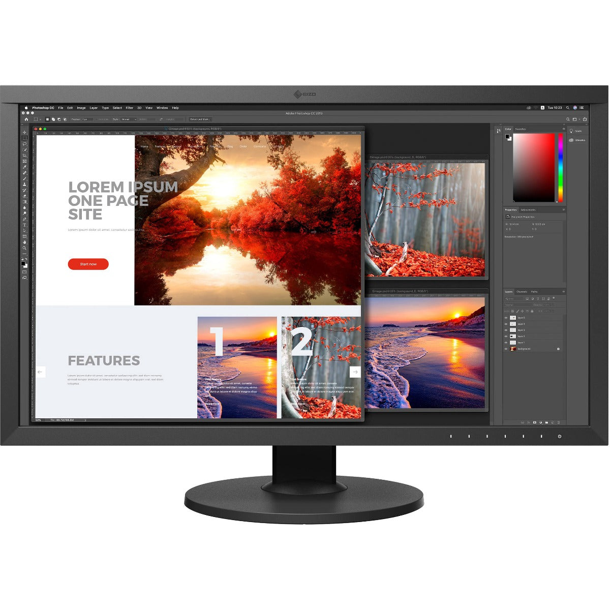 Eizo ColorEdge CS2740 27" 4K Monitor With USB Type-C - Black