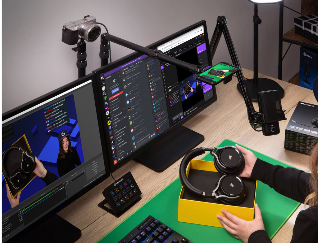 Elgato Green Screen Mouse Mat - XL Chroma Key Green