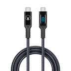 Bonelk 1.5m USB-C to USB-C Long Life Digital Cable 100W (Black) 