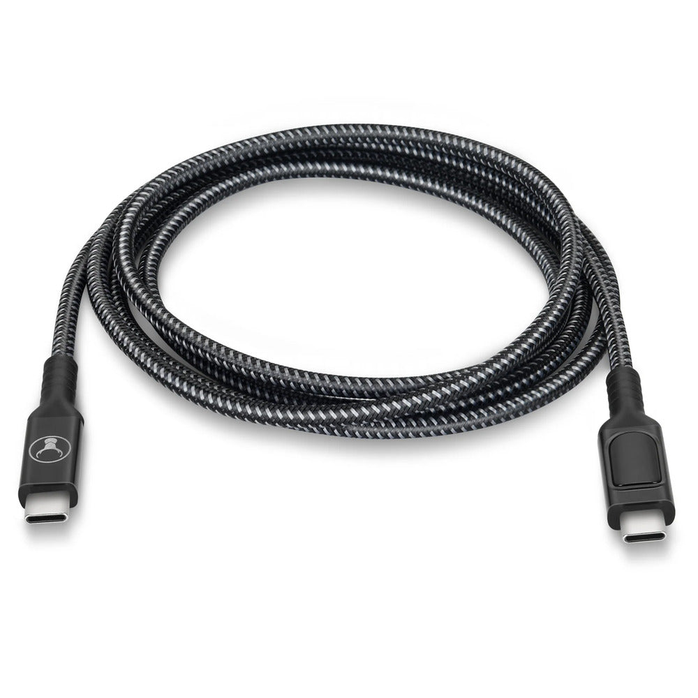 Bonelk 1.5m USB-C to USB-C Long Life Digital Cable 100W (Black) 