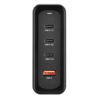 Bonelk 240W Multi-Port Desktop Charger 3 x USB-C 1 x USB-A (Black)