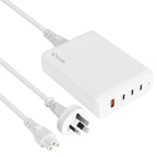 Bonelk 240W Multi-Port Desktop Charger 3 x USB-C 1 x USB-A (White)