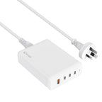 Bonelk 240W Multi-Port Desktop Charger 3 x USB-C 1 x USB-A (White)