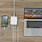 Bonelk 240W Multi-Port Desktop Charger 3 x USB-C 1 x USB-A (White)