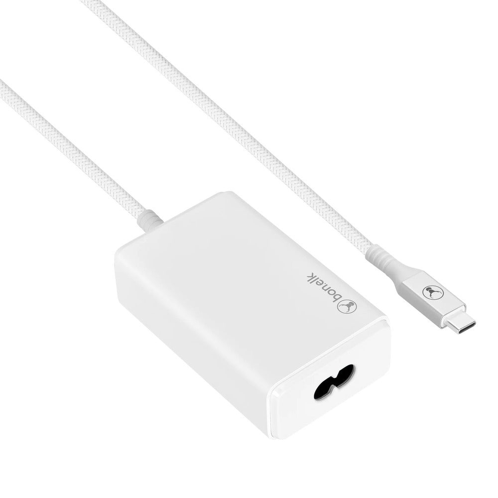 Bonelk Long-Life 65W PD USB-C Desktop Charger (White) 