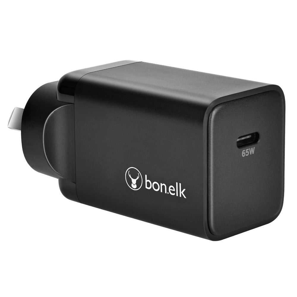 Bonelk 65W PD GaN Wall Charger (Black) 