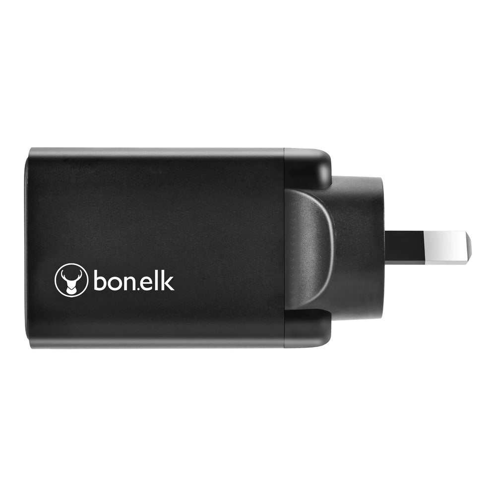 Bonelk 65W PD GaN Wall Charger (Black) 