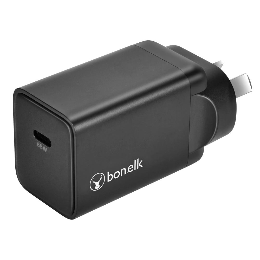 Bonelk 65W PD GaN Wall Charger (Black) 