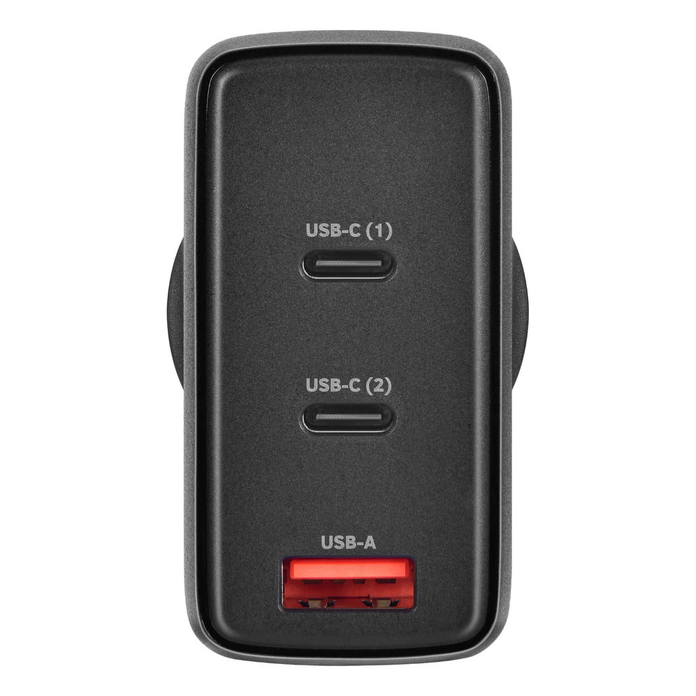 Bonelk 100W PD GaN Wall Charger 2 x USB-C 1 x USB-A (Black)