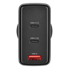 Bonelk 100W PD GaN Wall Charger 2 x USB-C 1 x USB-A (Black)