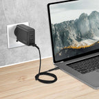 Bonelk 100W PD GaN Wall Charger 2 x USB-C 1 x USB-A (Black)