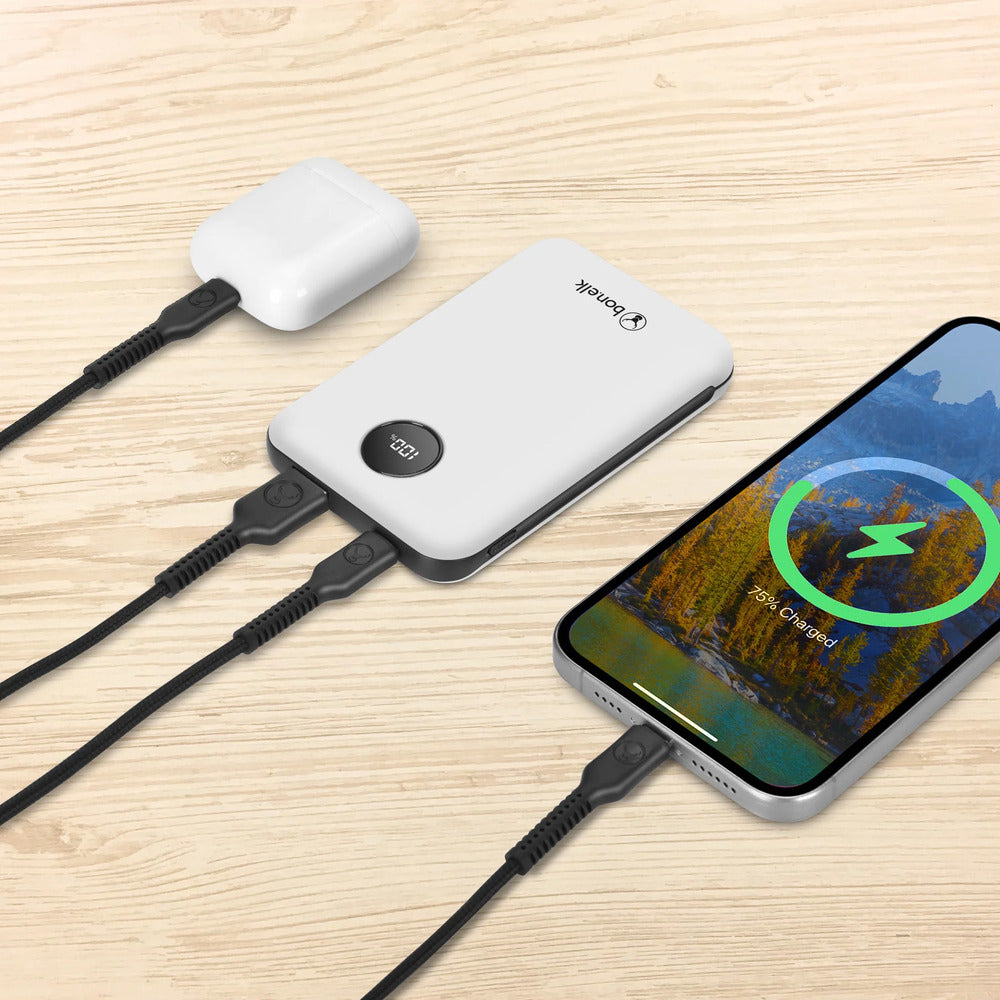 Bonelk Power Bank Mini 10000mAh PD20W / QC 22.5W (White) 