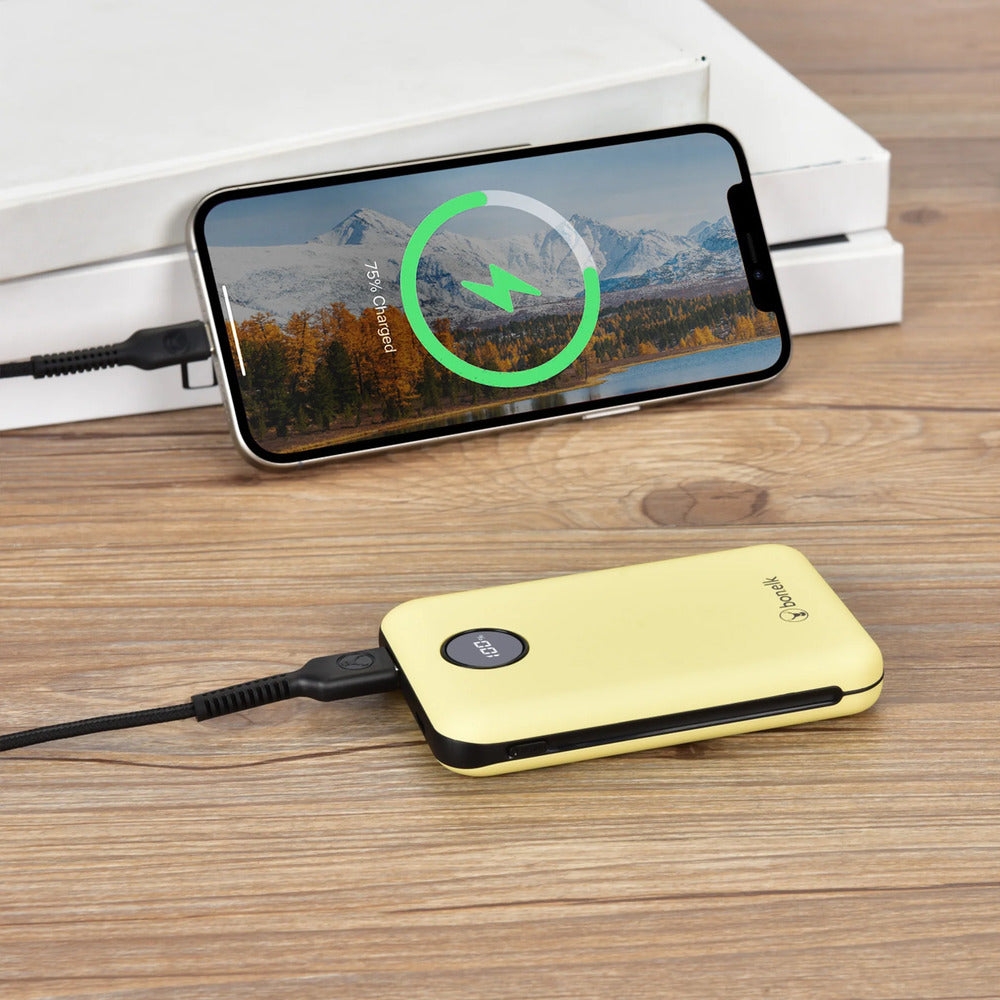 Bonelk Power Bank Mini 10000mAh PD20W / QC 22.5W (Yellow)