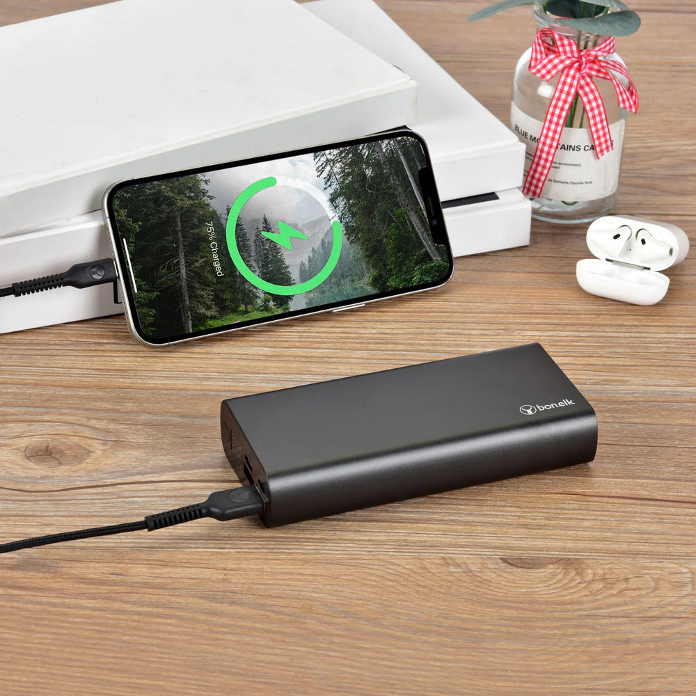 Bonelk Eco Series Slim Power Bank 20000mAh PD20W / QC 18W (Black) 