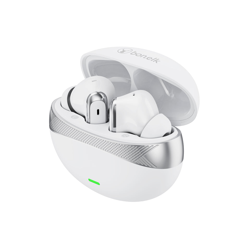 Bonelk Luxe SoundBuds TWS Earbuds (White)
