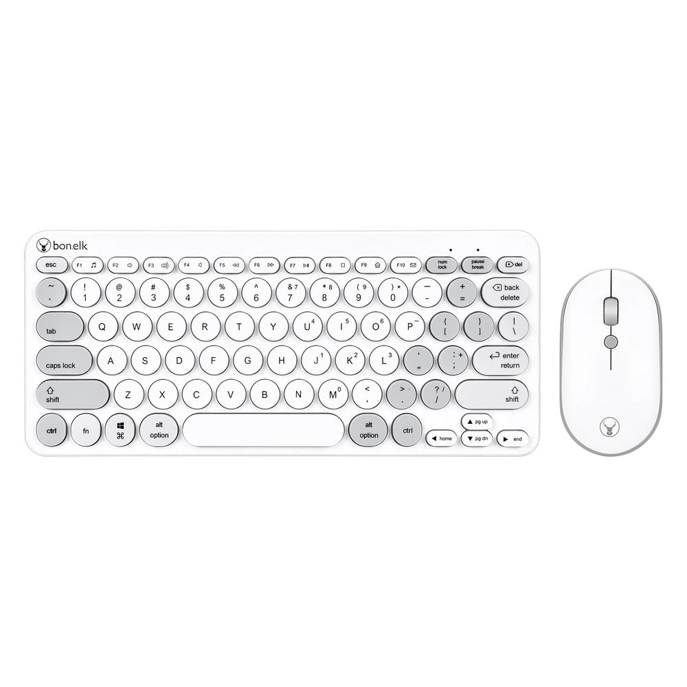 Bonelk KM-383 Wireless Keyboard and Mouse Combo (Grey)