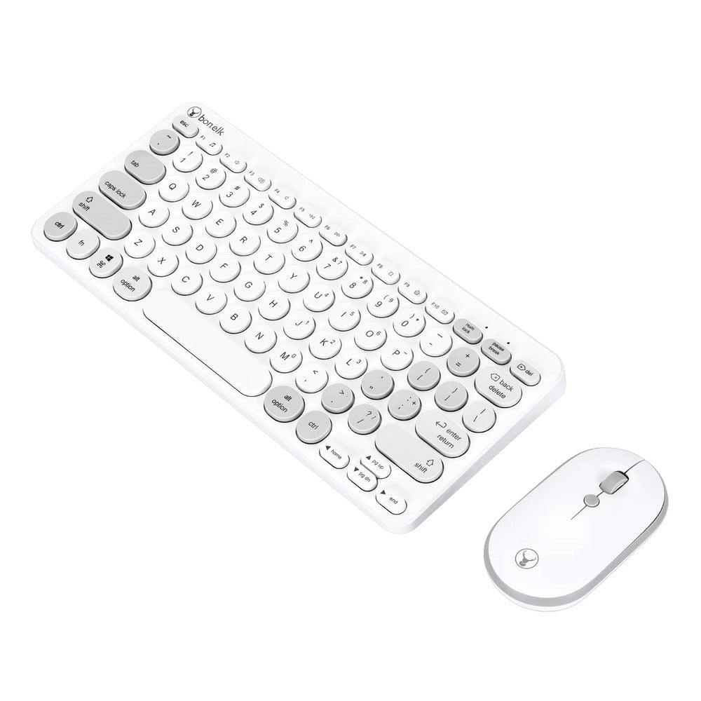 Bonelk KM-383 Wireless Keyboard and Mouse Combo (Grey)