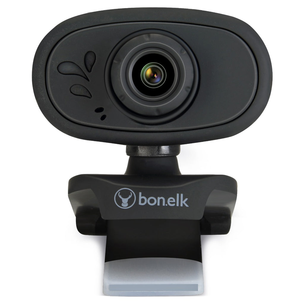 Bonelk 720p USB Webcam, Clip On, Black