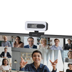 Bonelk USB Webcam Pro LED Clip On 1080p (Black) 