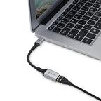 Bonelk 15cm Long-Life USB-C to USB-A Adapter (Space Grey)
