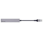 Bonelk Long-Life USB-A to 4 Port USB 3.0 Slim Hub (Space Grey)