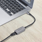 Bonelk 15cm Long-Life USB-C to Ethernet Adapter (Space Grey)